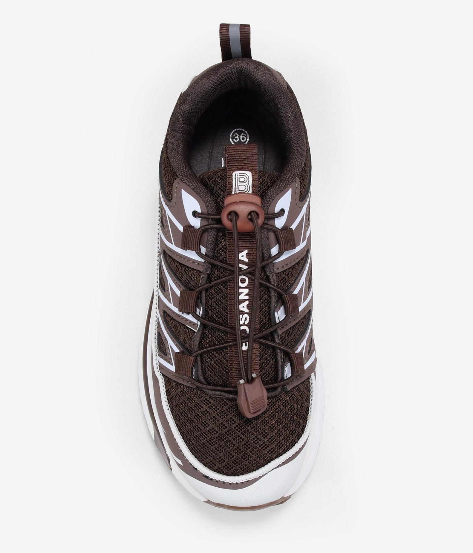 Zapatillas deportivas marrones con cordones ajustables