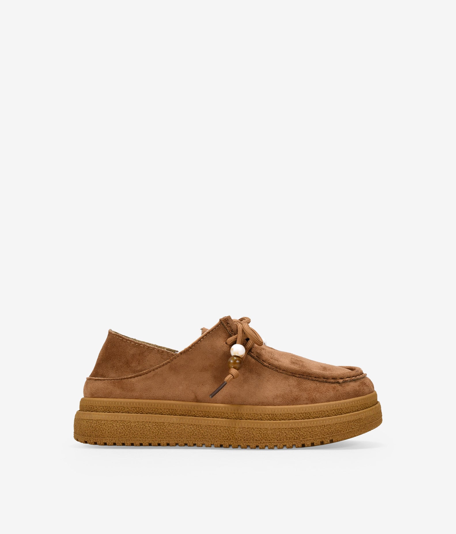 Zapatos de plataforma cuero con cordones