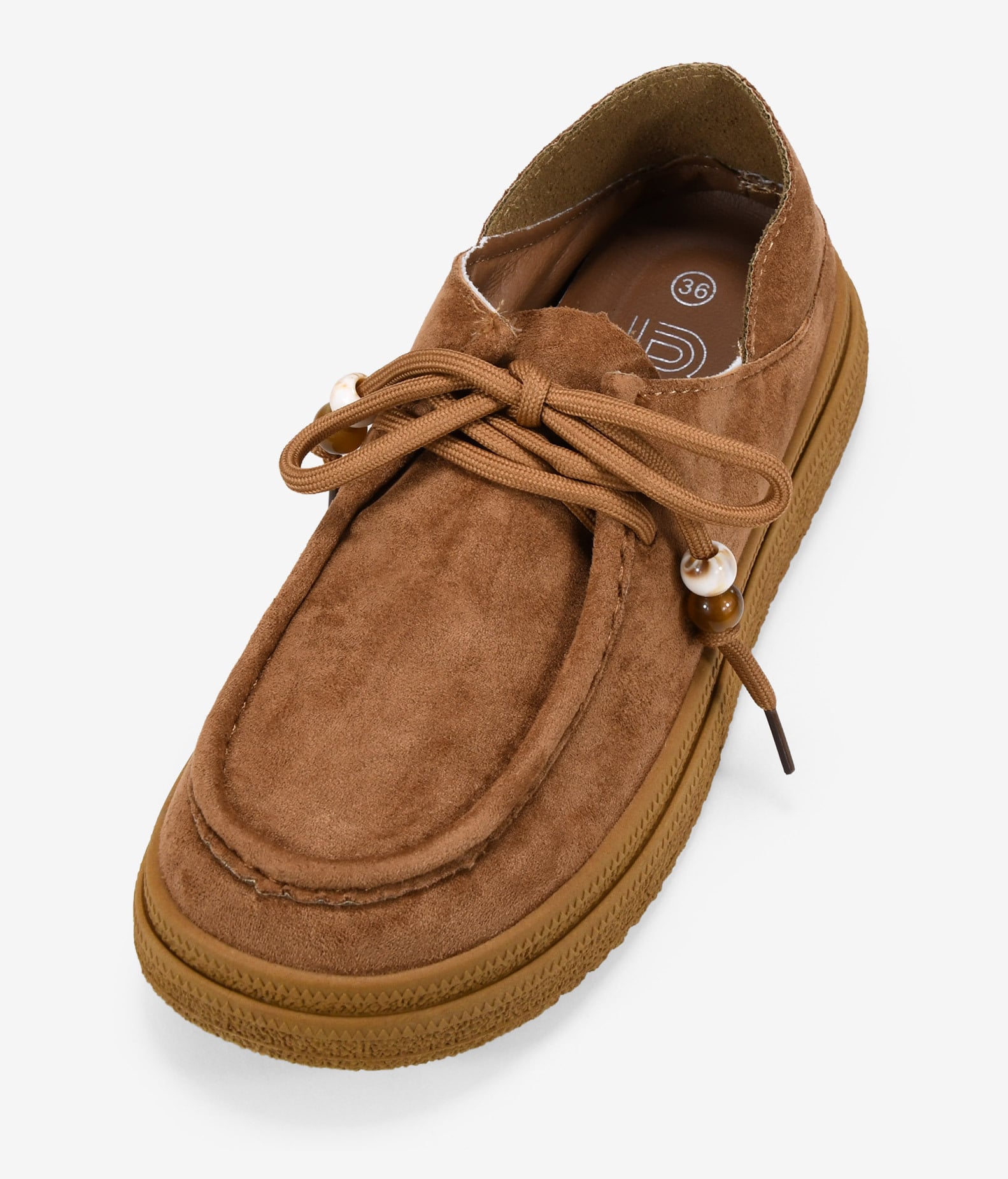 Zapatos de plataforma cuero con cordones