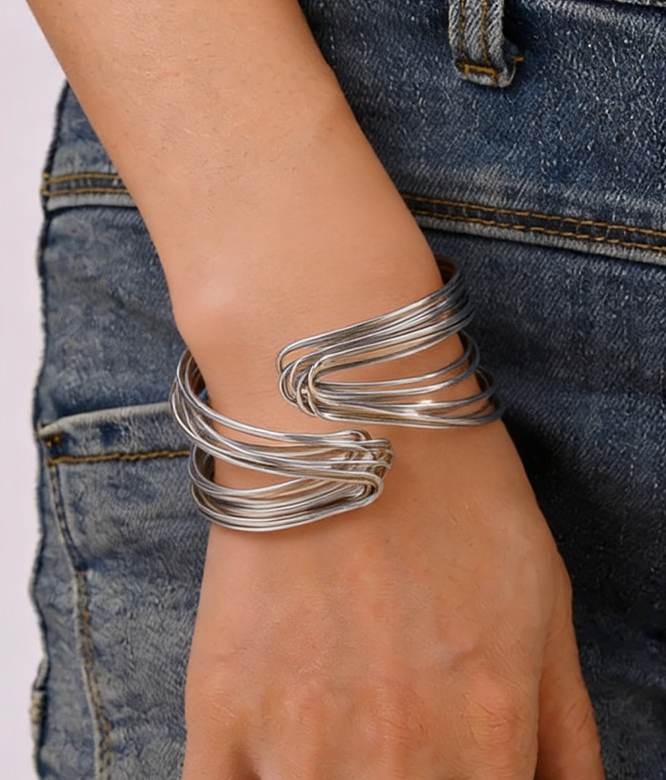 Brazalete plateado 