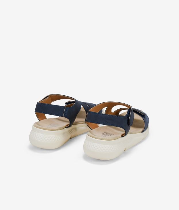 Sandali sportivi blu con chiusura in velcro - Imagen 3