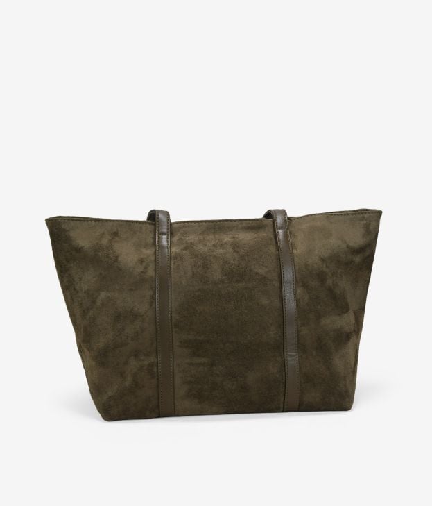 Bolso shopper verde para portátil - Imagen 3