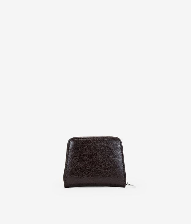 Monedero marrón con tachas - Imagen 3
