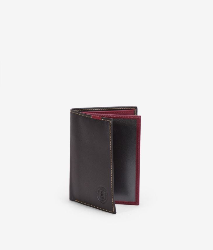 Brown wallet with purse