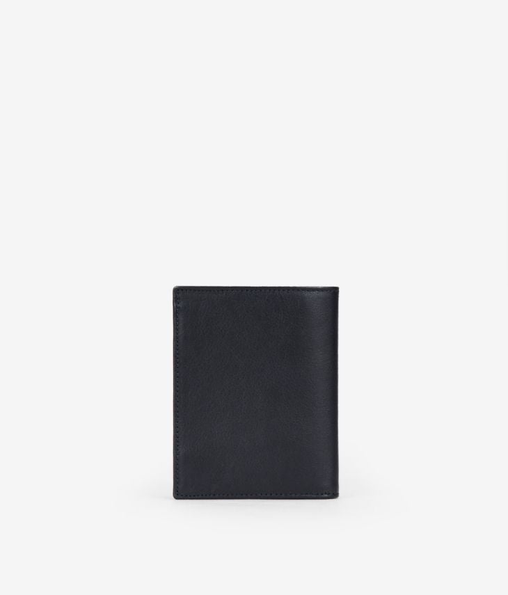 Portafoglio nero con portamonete