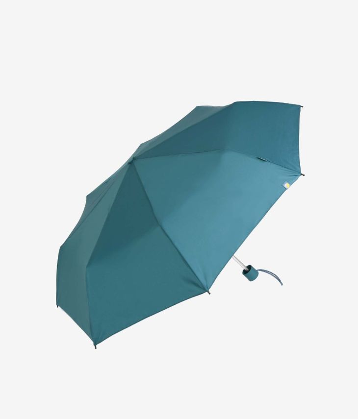 Paraguas manual azul turquesa