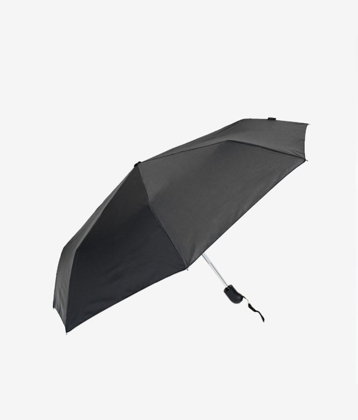 Schwarzer und grauer Regenschirm
