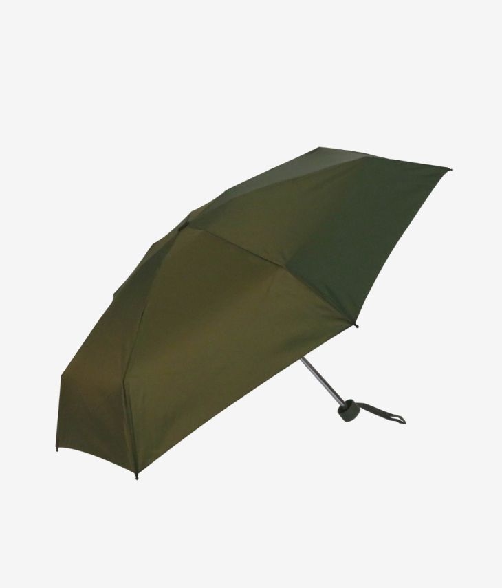 Kleiner khakifarbener Regenschirm