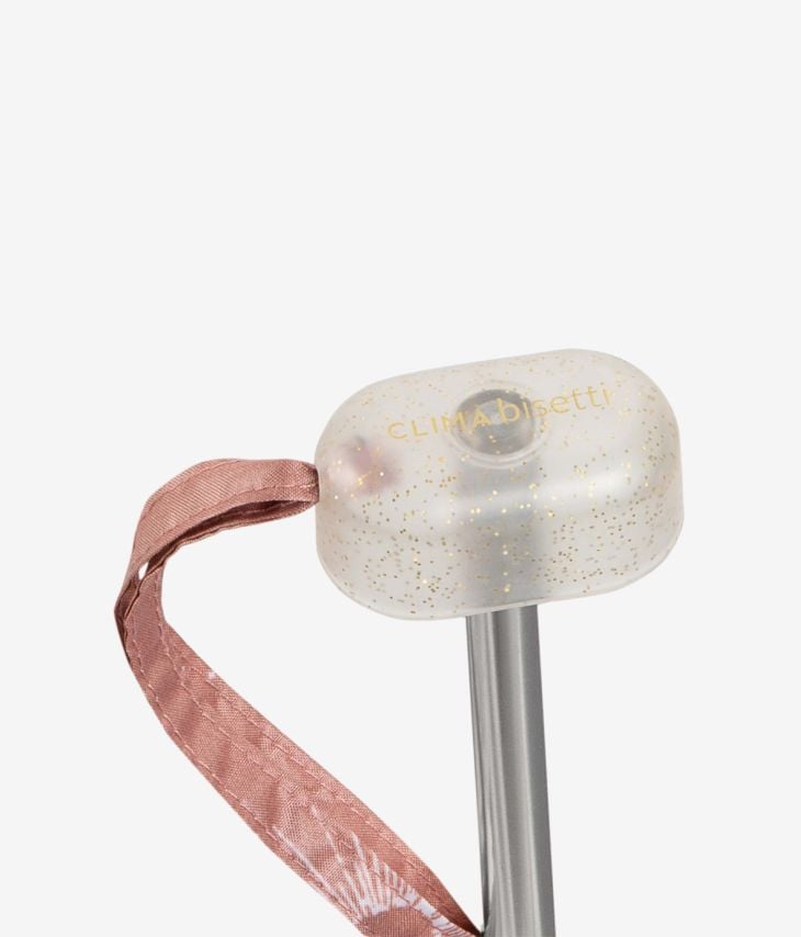 Ombrello piccolo rosa con coperchio
