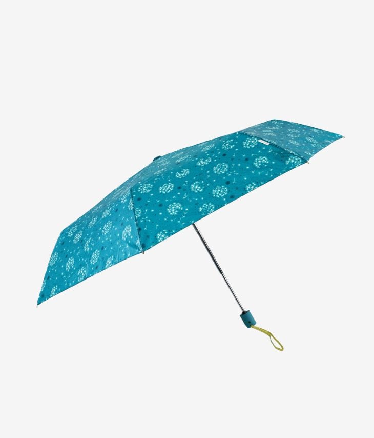Grüner automatischer mittelgroßer Regenschirm