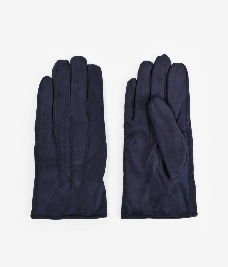 Taktile Marine-Handschuhe