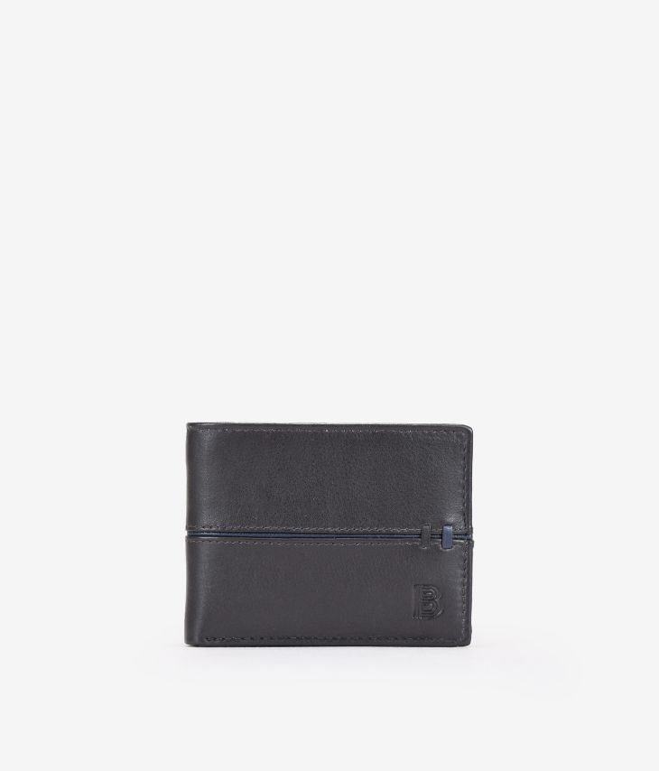 American brown leather wallet without purse