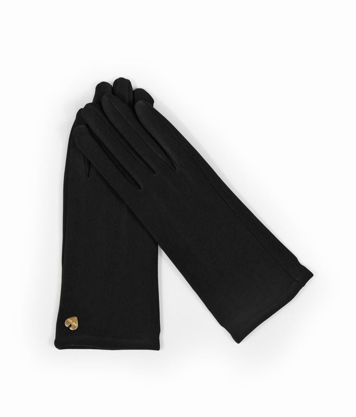 Tactile black gloves