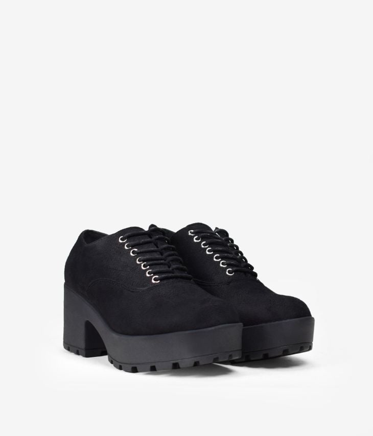 Sapatos plataforma pretos