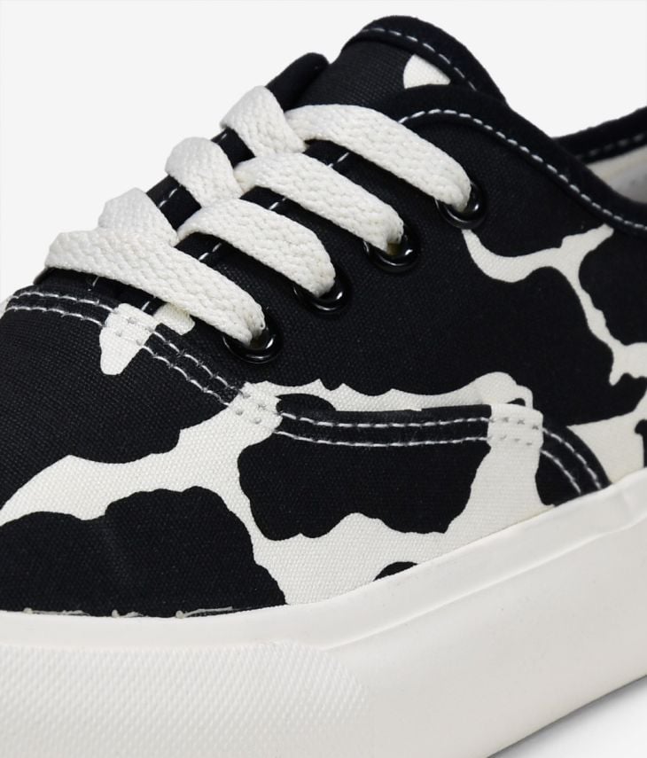 Sneakers stampa mucca