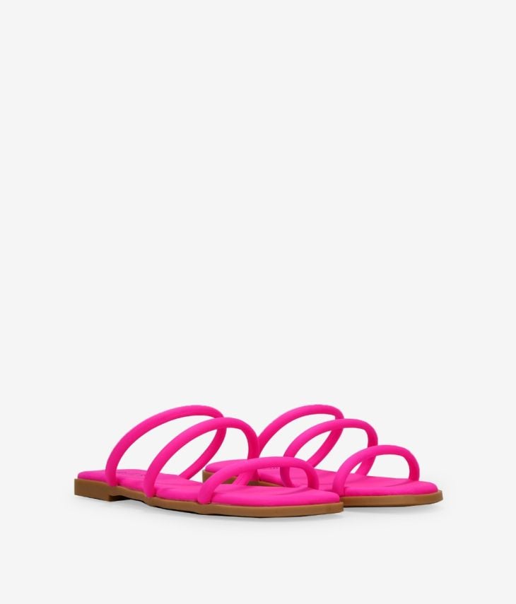 Sandali rosa piatti
