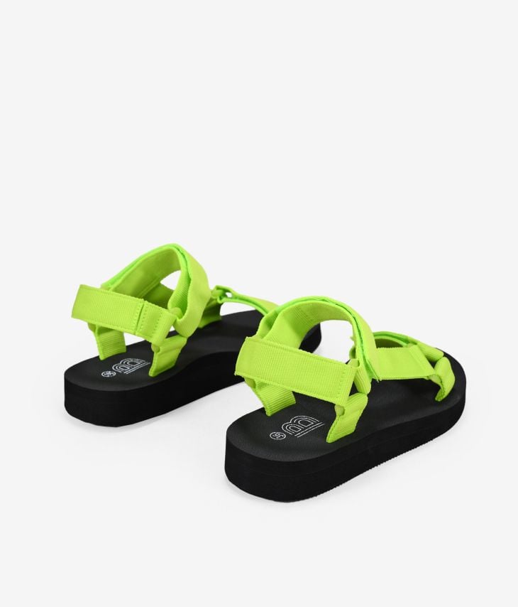 Sandales de sport plates citron vert