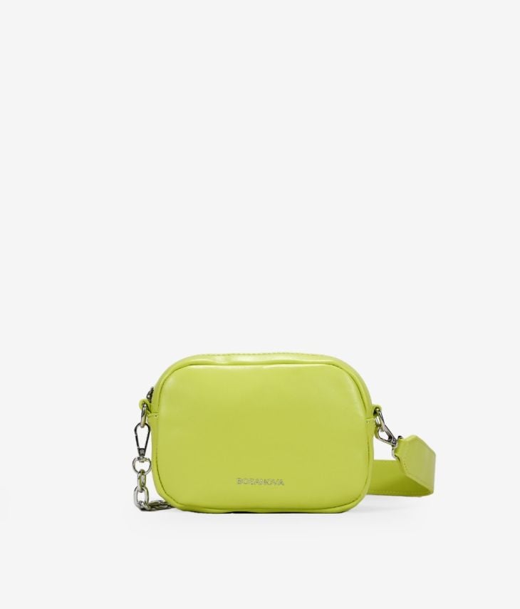 Petit sac citron vert avec chaîne