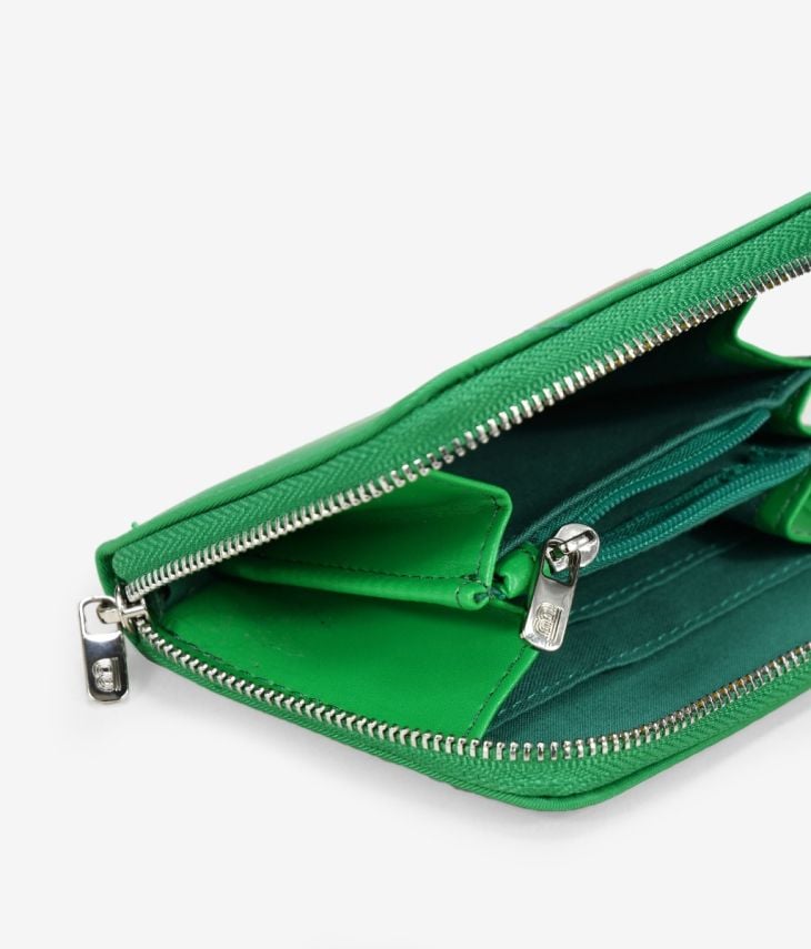 Handtasche aus grünem Nylon