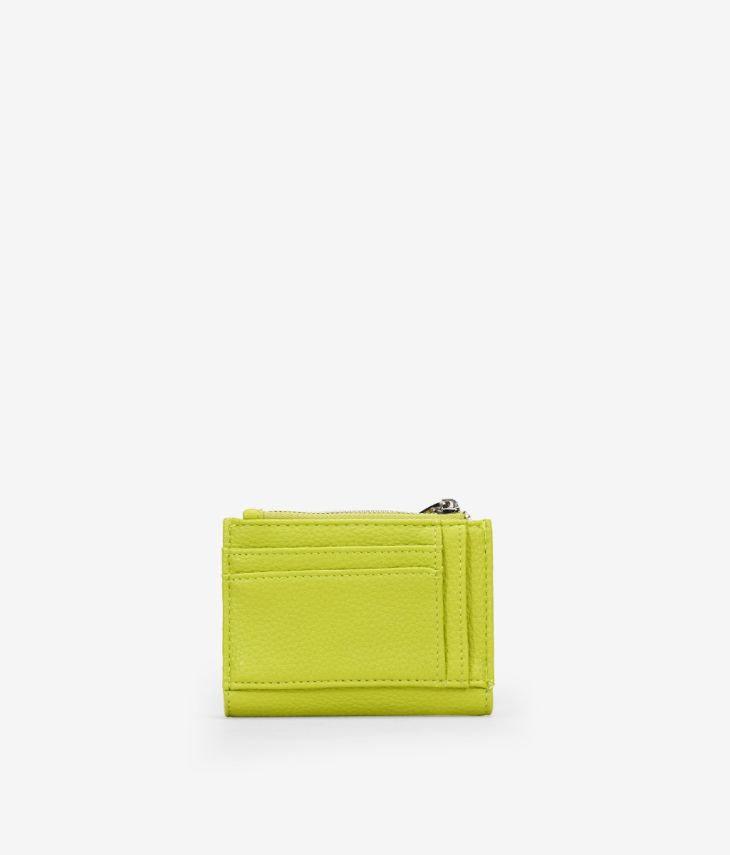 Petit portefeuille citron vert avec logo