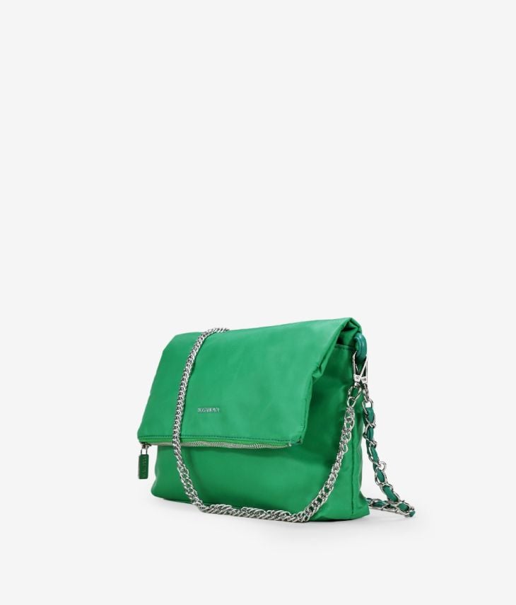 Grüne Überschlagtasche