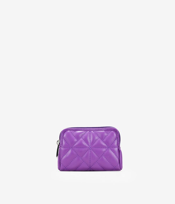 Petit sac à main en cuir vegan lilas