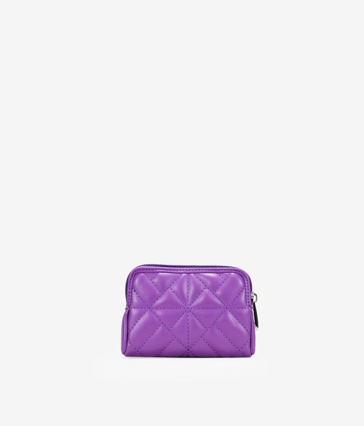 Petit sac à main en cuir vegan lilas