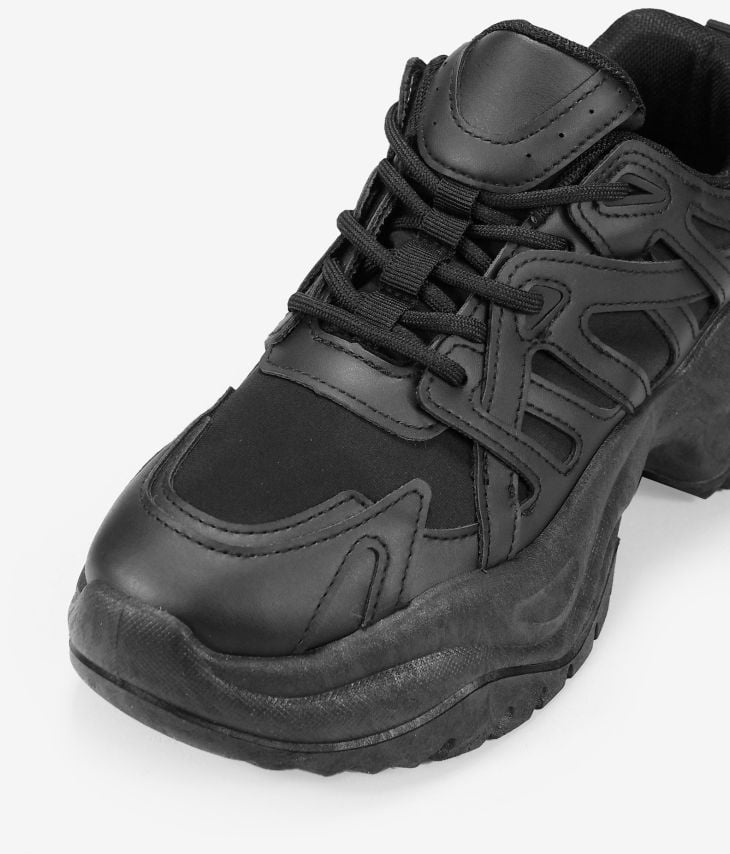 Zapatillas negras con plataforma