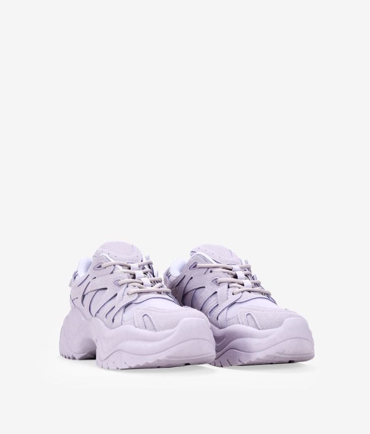 Zapatillas lila con plataforma