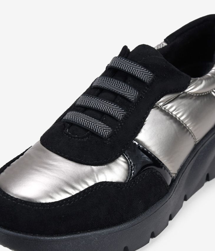 Sneakers nere con lacci elastici