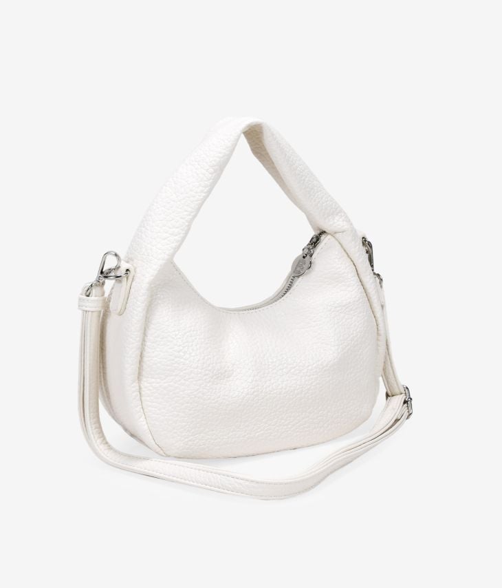 Small white zipper bag