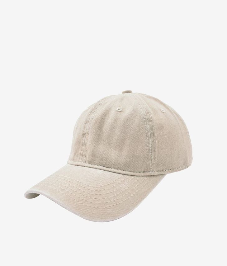 Adjustable beige cap