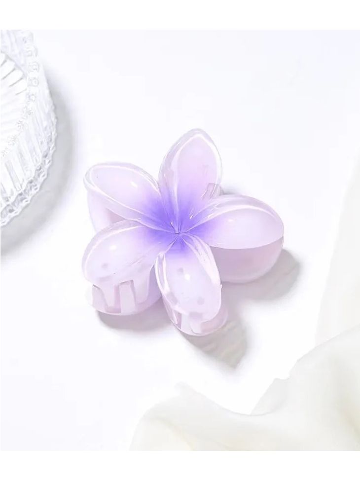 Pinza de pelo flor rosa